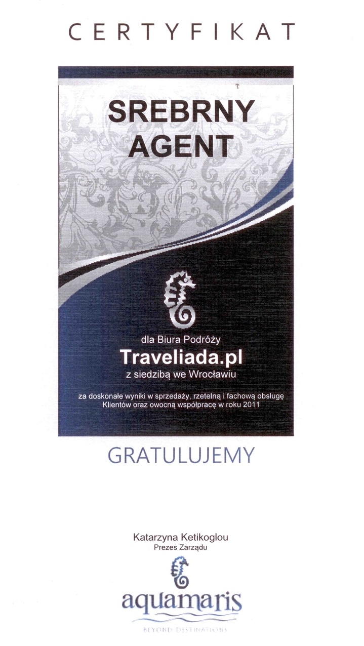 Srebny Agent Aquamaris